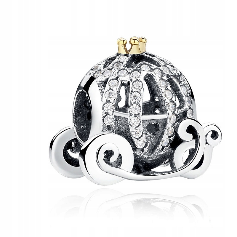 KARETA KOPCIUSZKA KAROCA DYNIA DISNEY S925 ZŁOTO