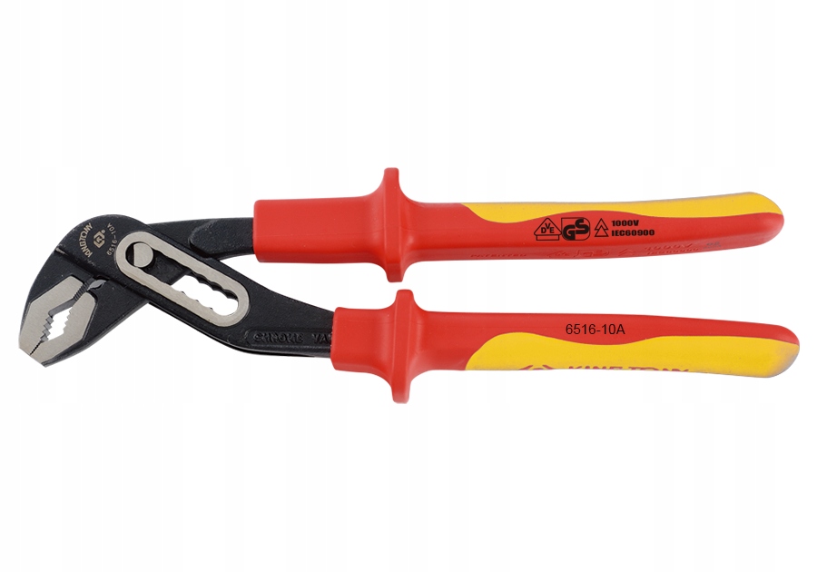 Регулируемые плоскогубцы 7-поз. ручка ПВХ 253MM