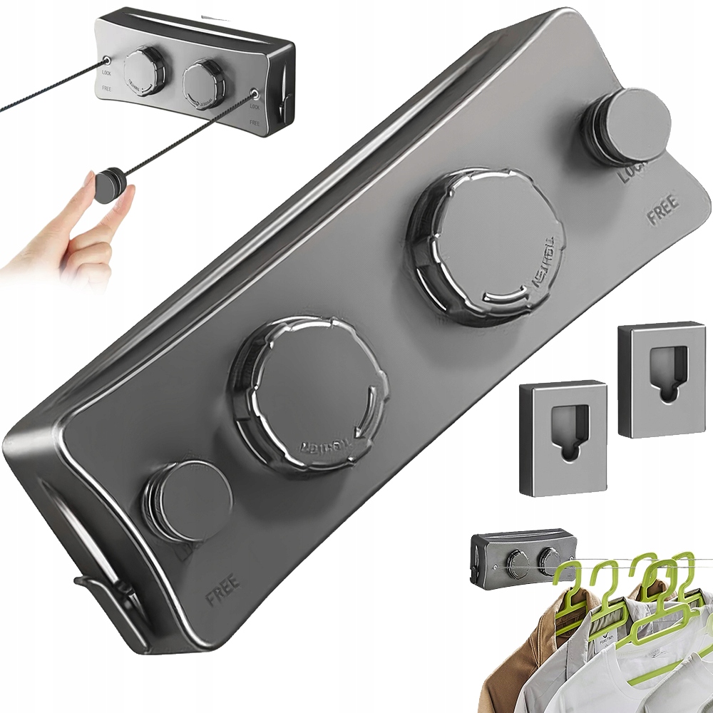 Levně 5.1 M Výsuvná Sušák Odolná Proti Korozi, Trvanlivá, Nevyžaduje Děrování