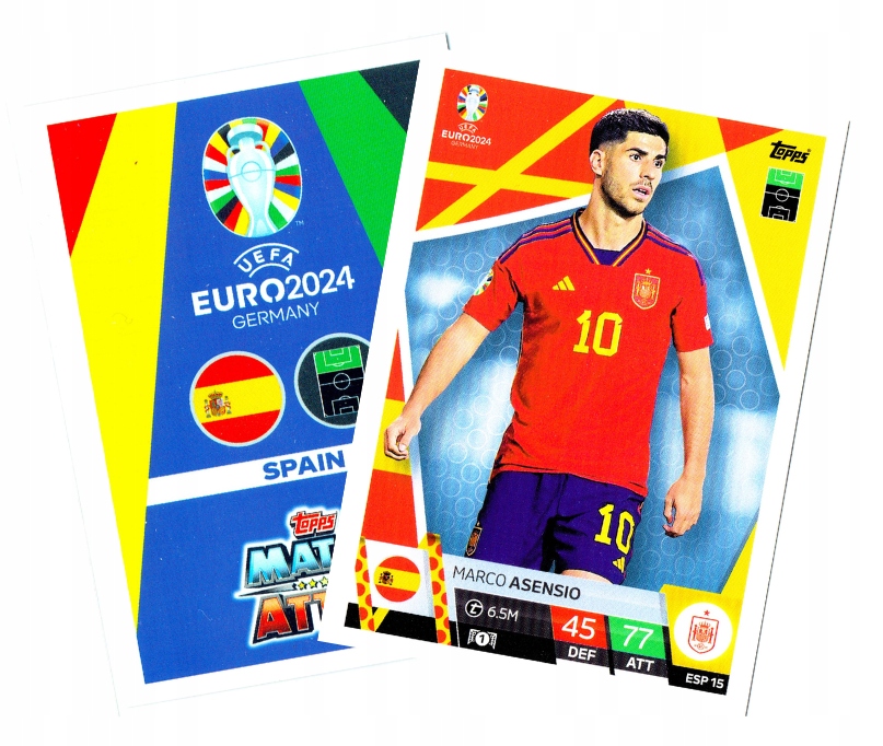 Topps Match Attax Euro 2024 Team Mate Base Spain ESP15 Asensio