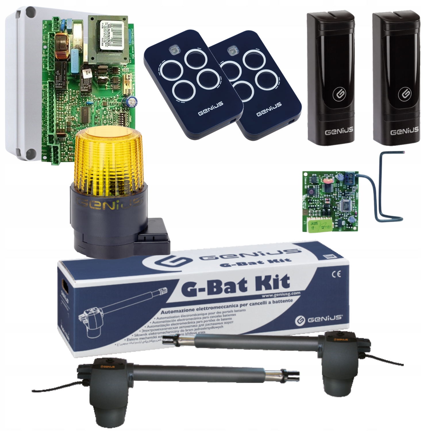 Genius G-BAT400 Lampa Guard 230V Pilot Echo 2ks Pohon dvojkrídlovej brány