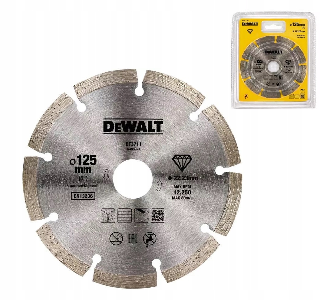 

Dewalt Tarcza Diamentowa Segmentowa 125MM DT3711