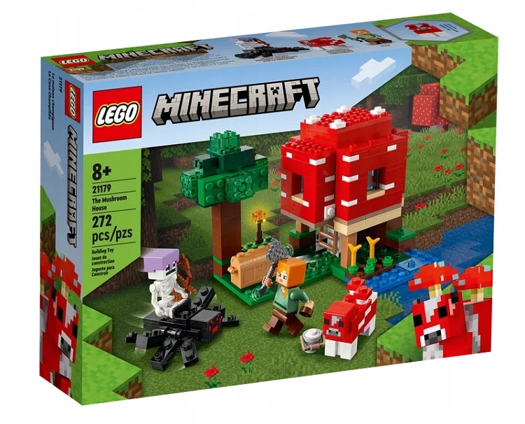 LEGO MINECRAFT 21179 DOM W GRZYBIE