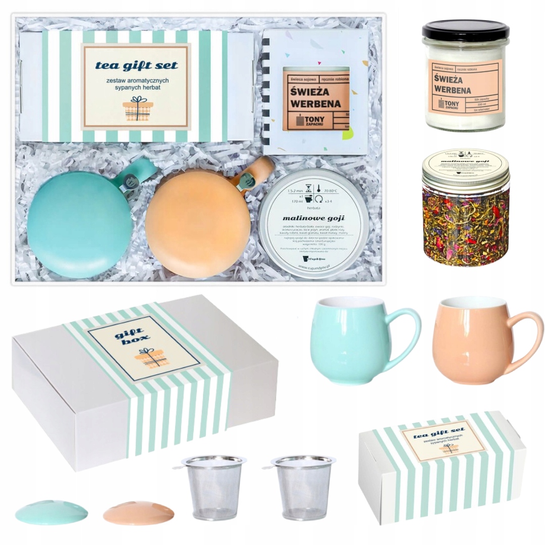 Levně Big dárková sada Box Tea Gift Set s listovým ochuceným čajem Dárek