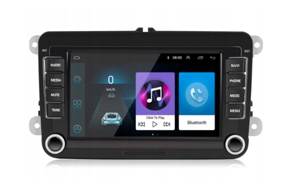 Essgoo Radio samochodowe 7" 2DIN Gps 1+32GB Bluetooth 4.2 do VW/Skoda/Seat