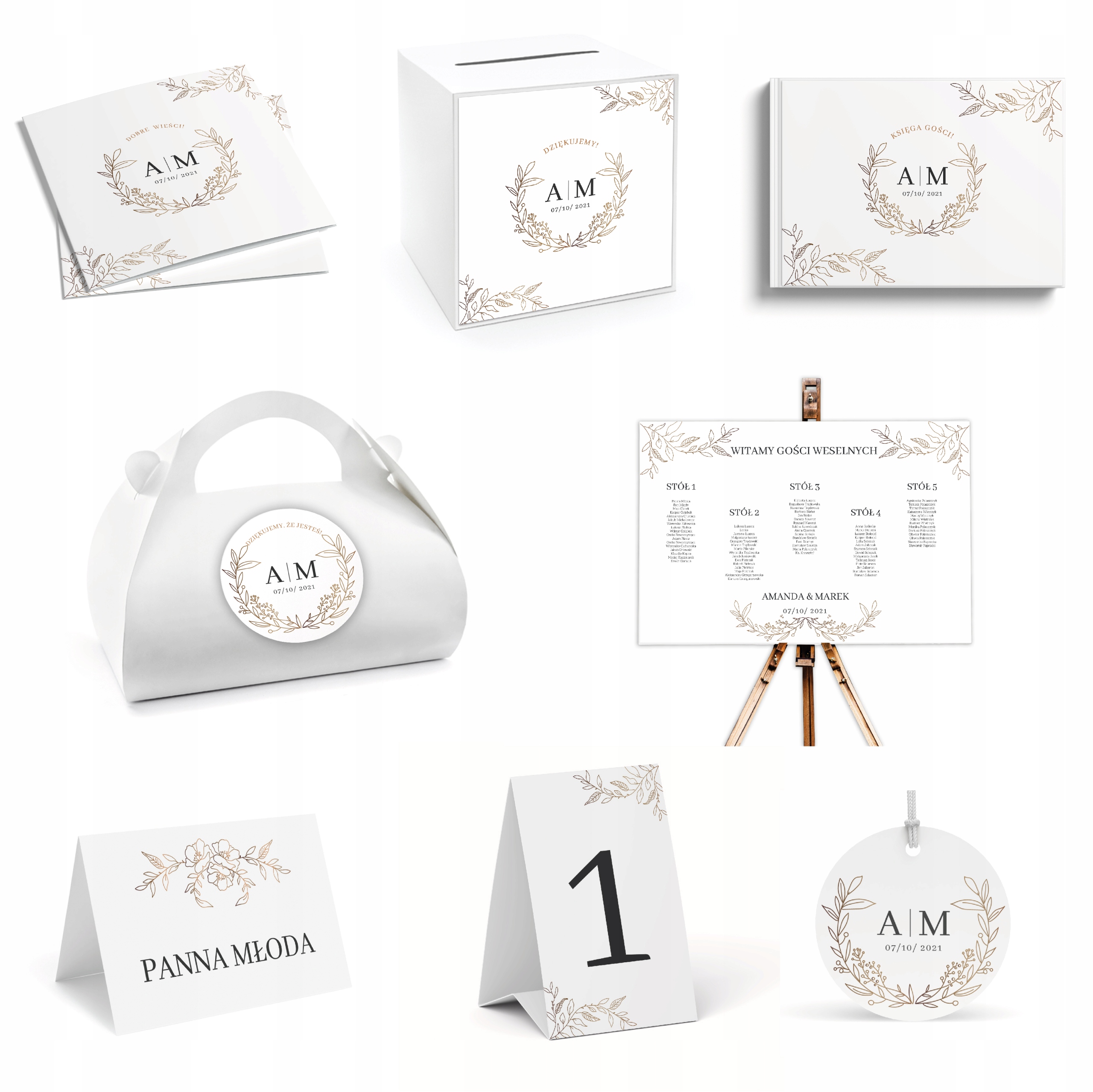 KSIĘGA GOŚCI NA WESELE ŚLUB Z NADRUKIEM - ZS04 Marka inna