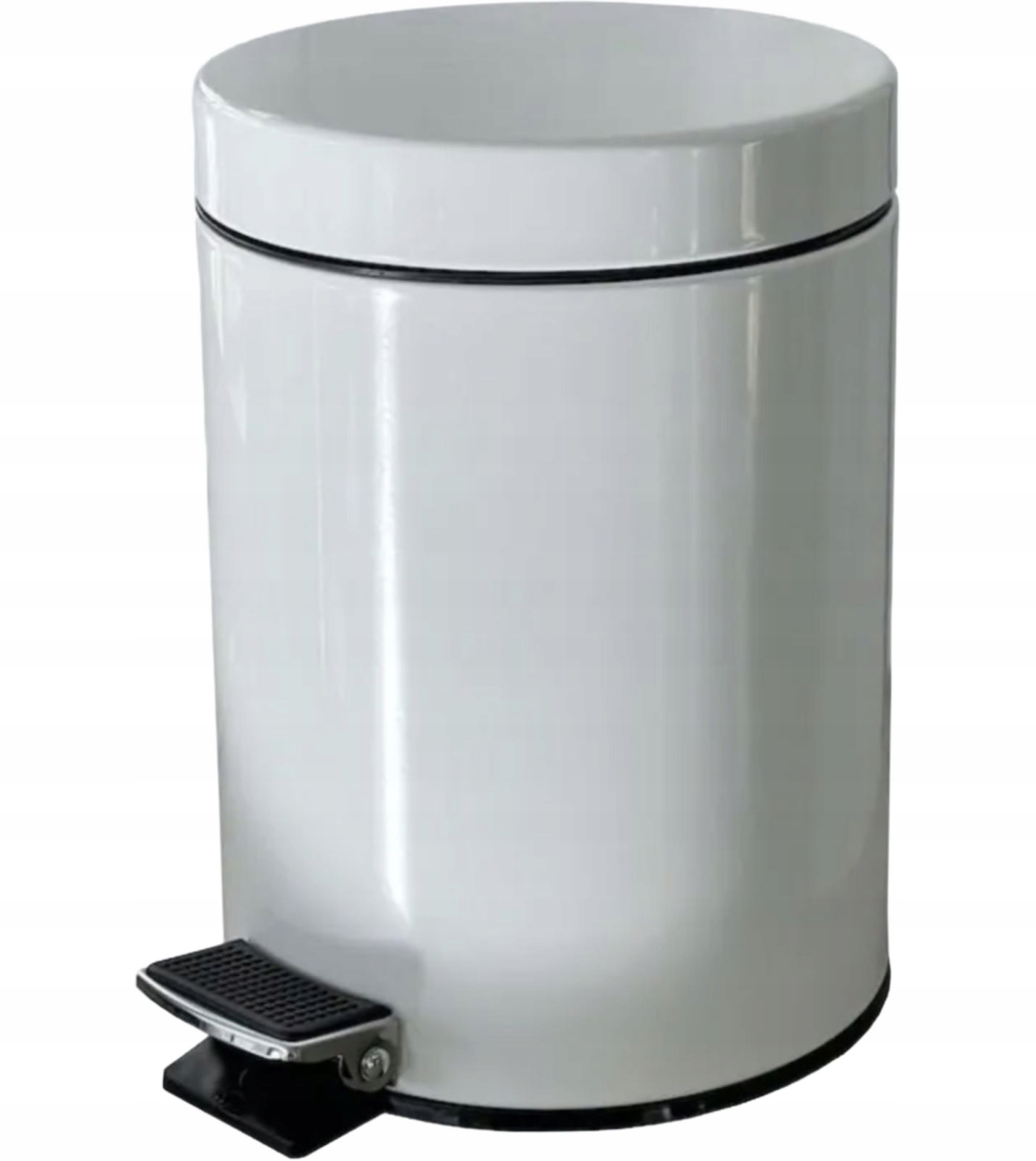 Koš na odpadky do koupelny, bílý, 5 l