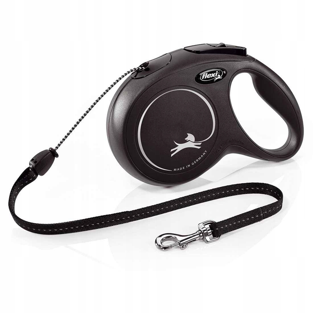 

Flexi smycz New Classic Linka 5m/12kg Czarna