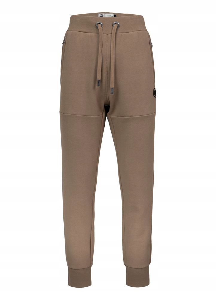 Pitbull pánské tepláky Small Logo Hd hnědé, velikost XL