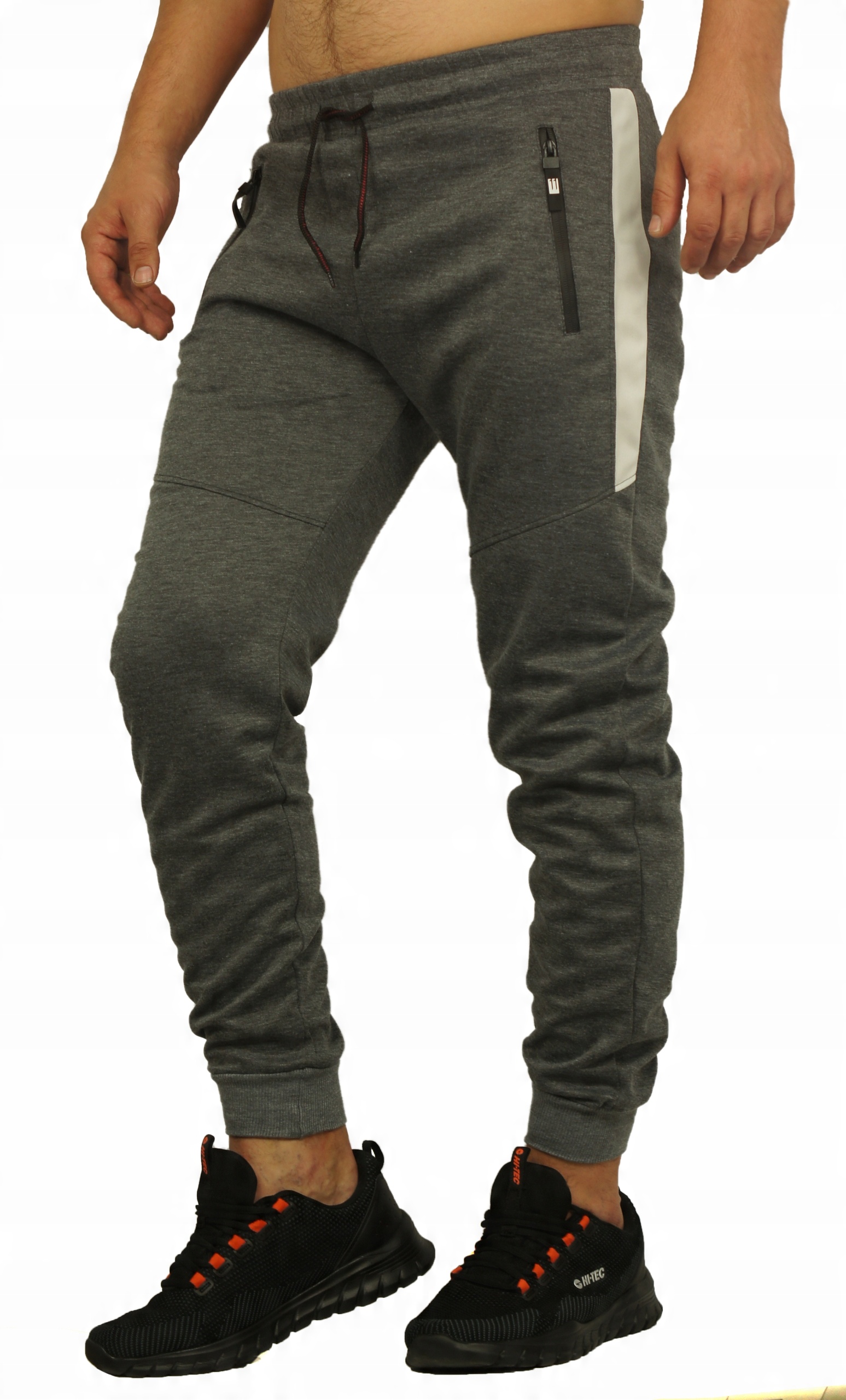

Męskie Spodnie Dresowe Joggery D999 S r.XL