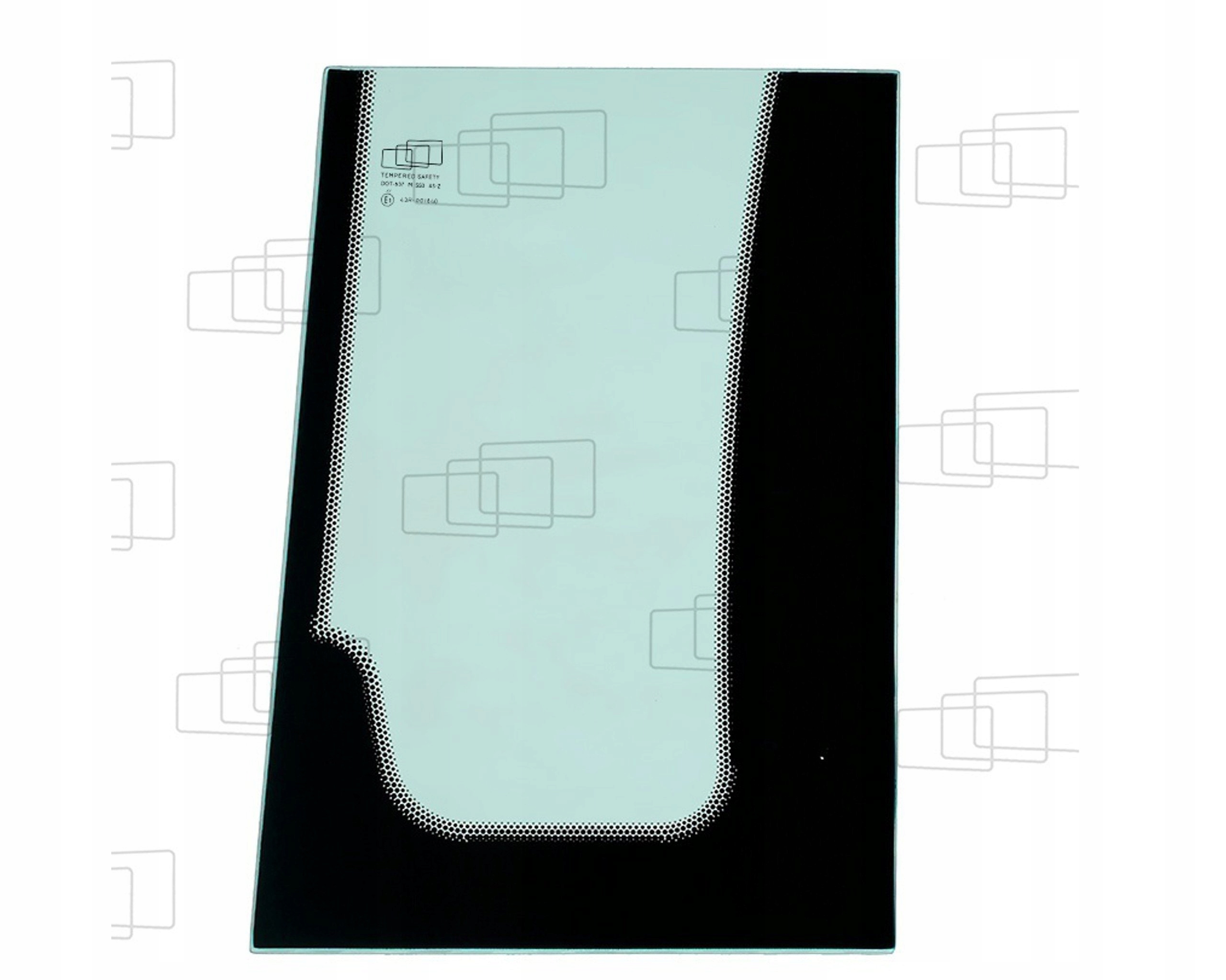 sklo Komatsu přední spodní pravé 42N5413320