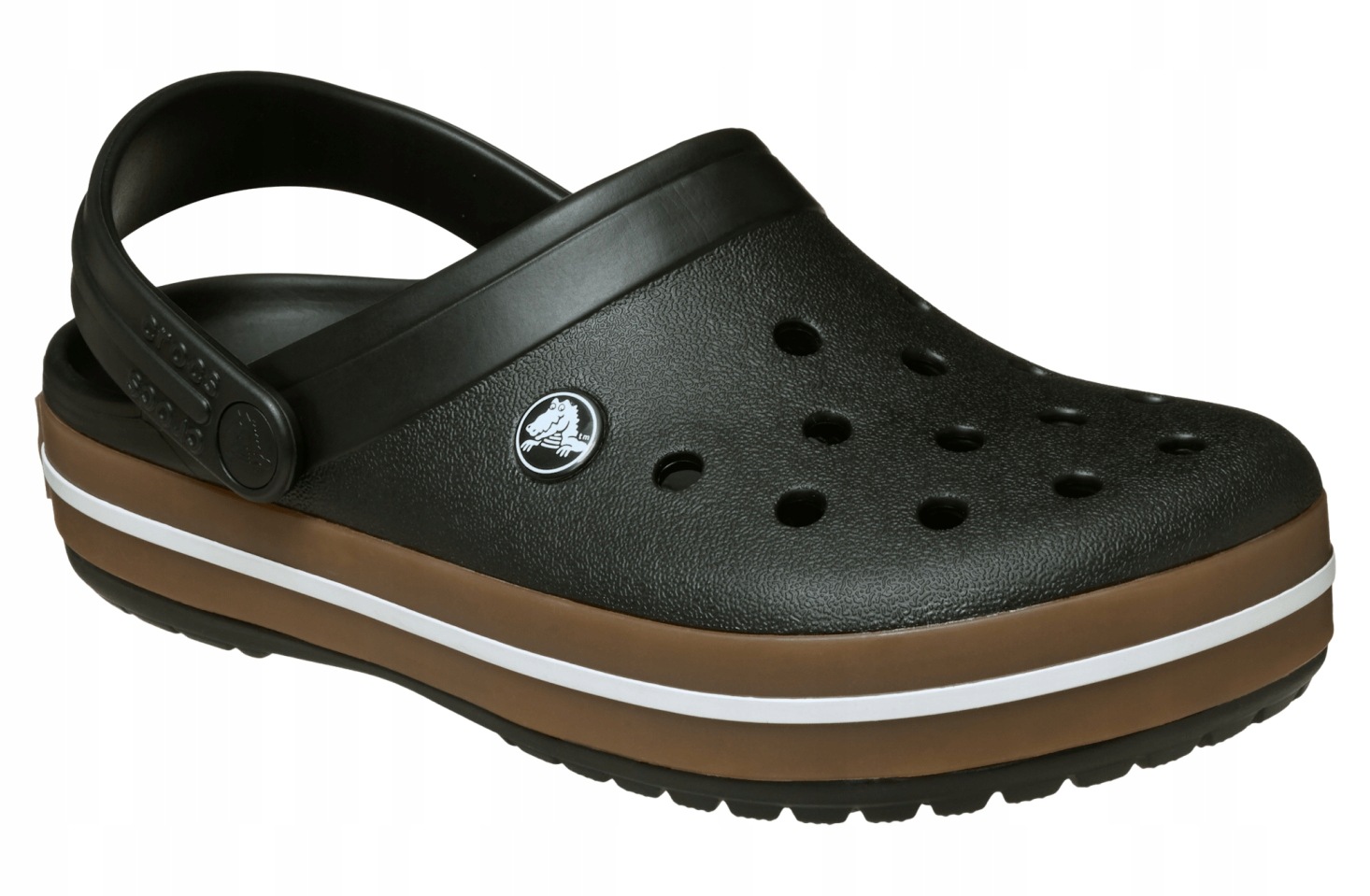 Crocs Chodaki Crocband Gum Clog czarne 29-30