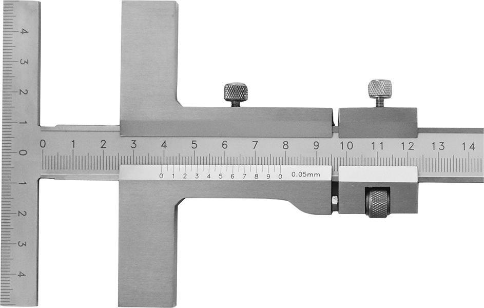 Traťové posuvné měřítko 500 mm s přesnou regulací Fortis (4255118020)