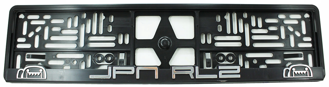 Ramka tablicy rejestracyjnej Jpn Rlz 3D Tablica Japonia Jdm Rulez rządzi