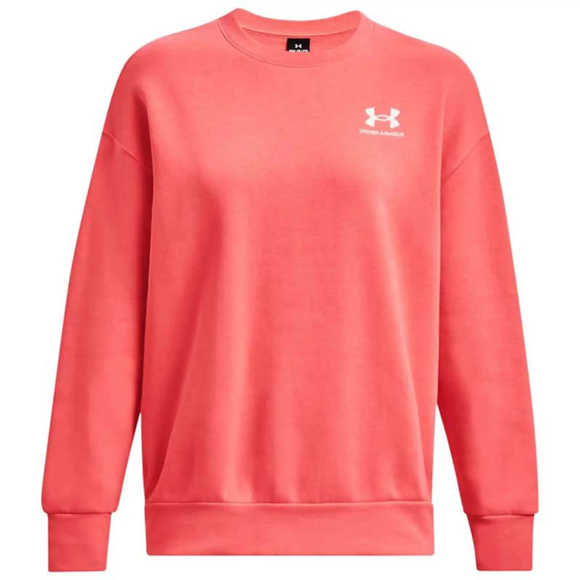 Under Armour Mikina Essential Flc Os Crew-RED červená
