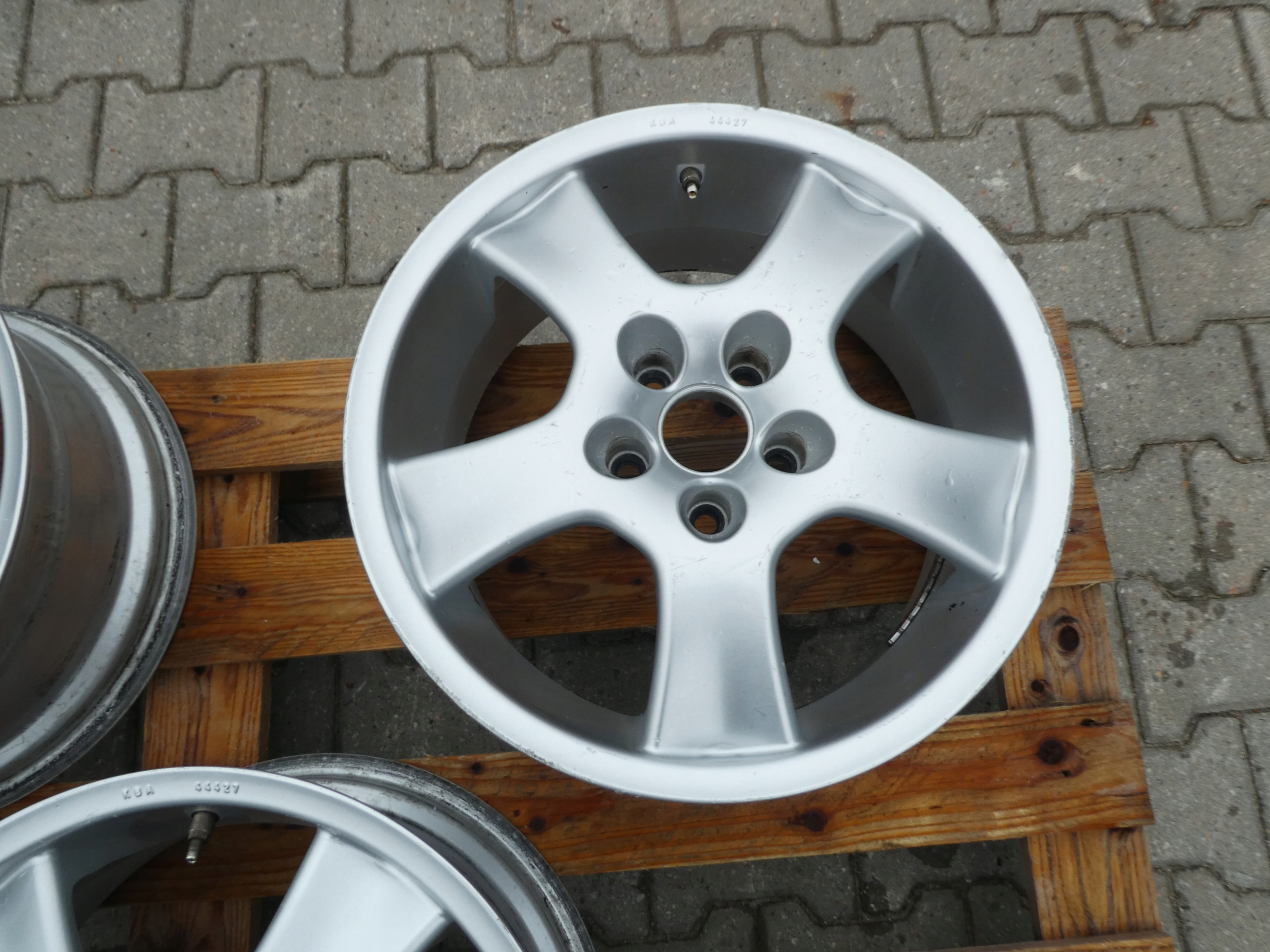 4X discs aluminium disc KBA 44427 RONAL VW 5X112