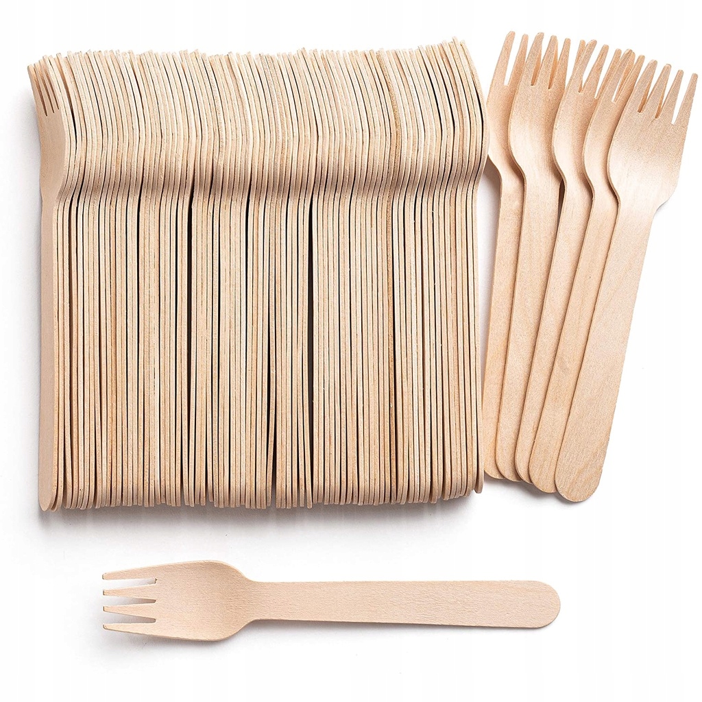 

Widelce Drewniane Ekologiczne 100 sztuk