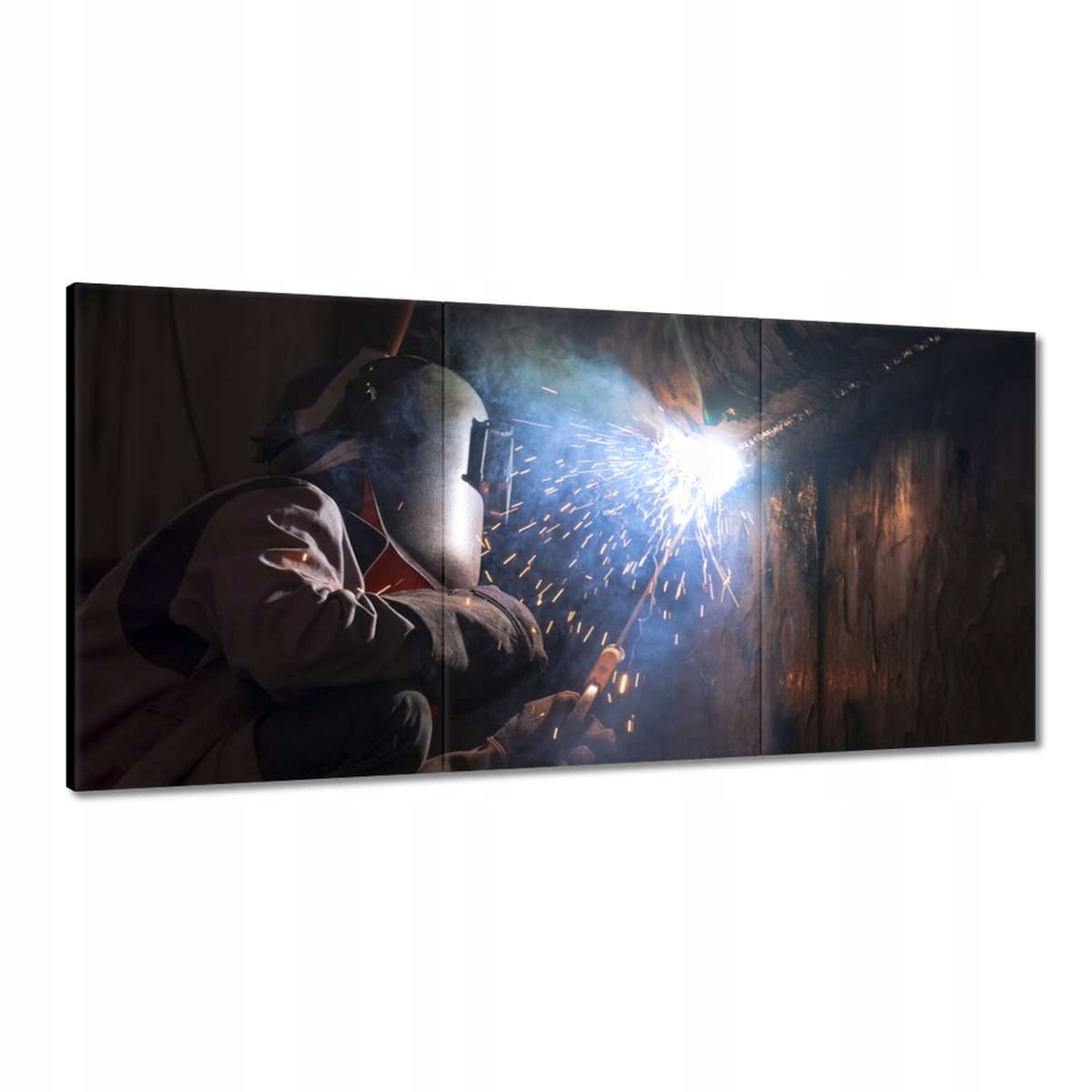 Obrazy 180x90 Zvárač zváranie iskry