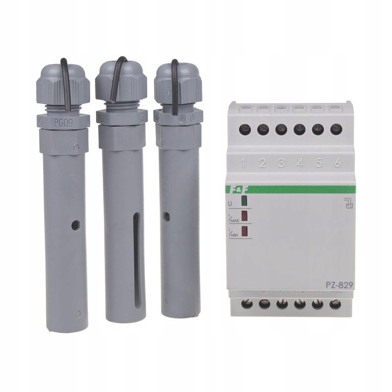 F&f Relé pro kontrolu hladiny kapaliny PZ-829