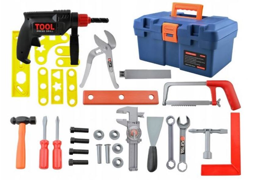 Zestaw Majsterkowicza Skrzynka z Narzędziami dla Dzieci Warsztat Zabawkowy Marka inna