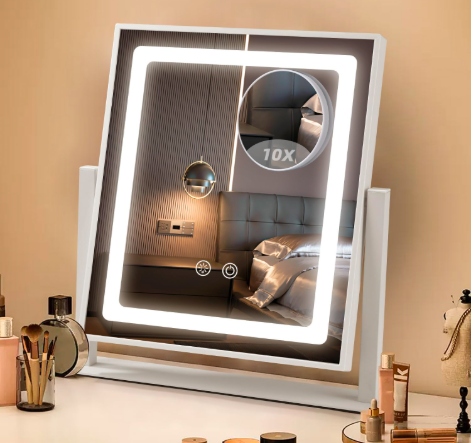 Led Zrcátko Na Líčení 1X 30X 3 Barvy Usb Sklopné