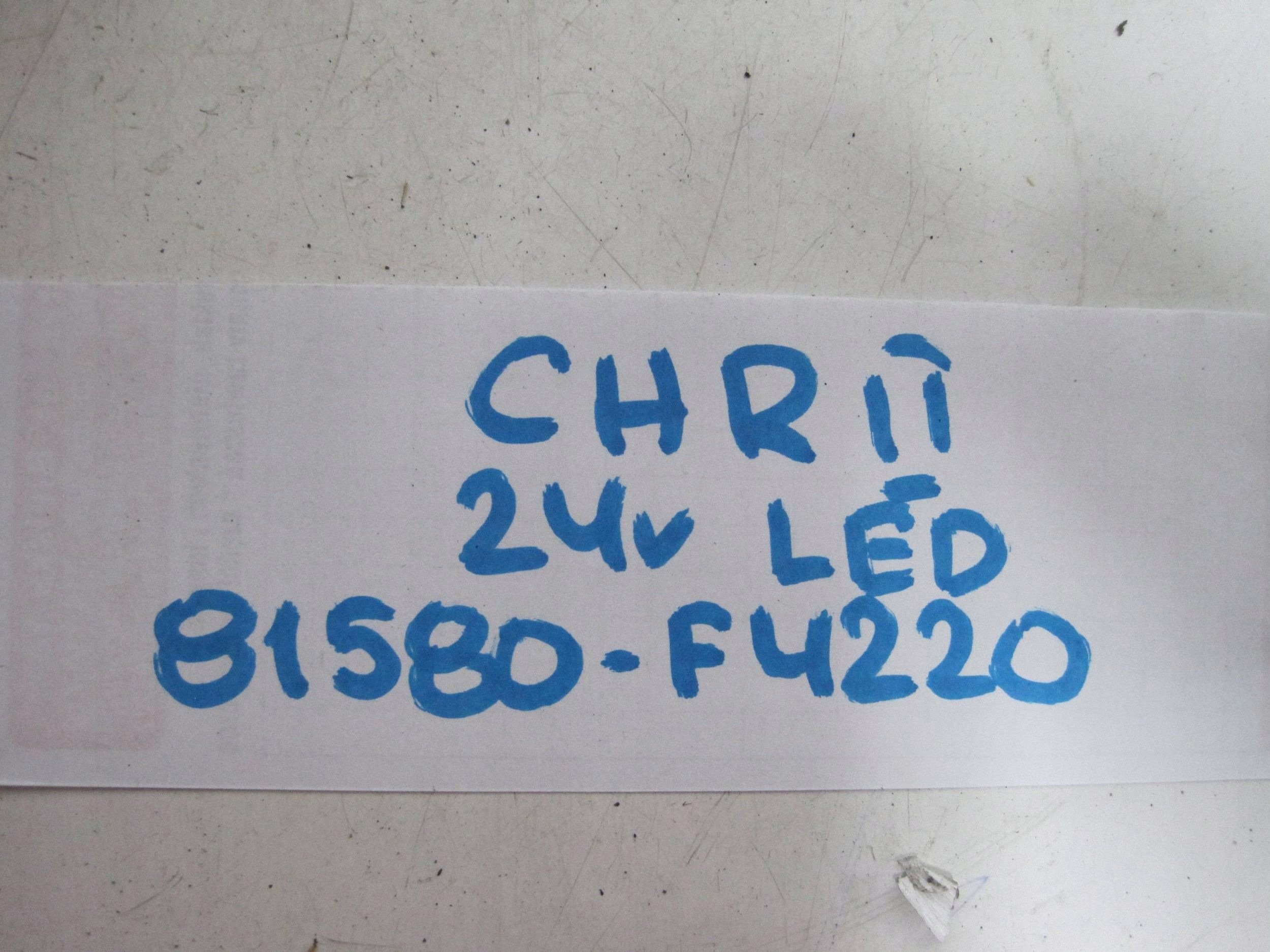 light rear W tailgate rear part TOYOTA C-HR II 81580F4220