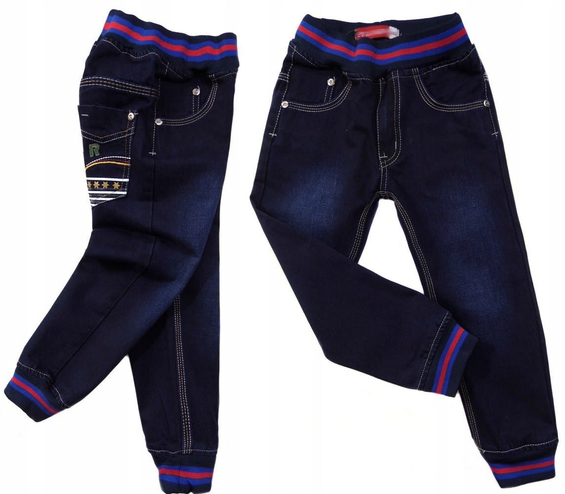 

Spodnie joggery jeans 117 Visionary 86 z gumką