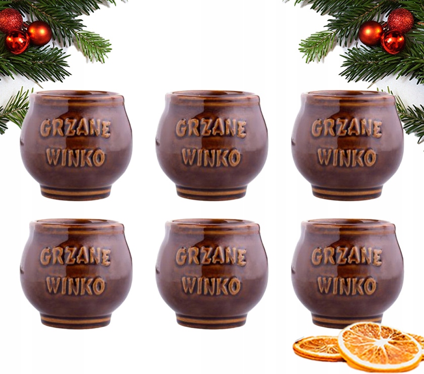 

Zestaw Do Grzanego Wina Kubek Do Grzańca Zestaw x6