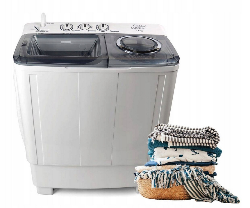 Pralka z wirówką Pralko-wirówka 7,5kg wirnikowa turystyczna frania pompa