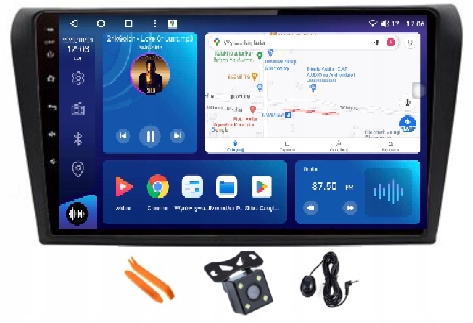 Autorádio Navigácia Apple Carplay Android Auto Mazda 3 04-09