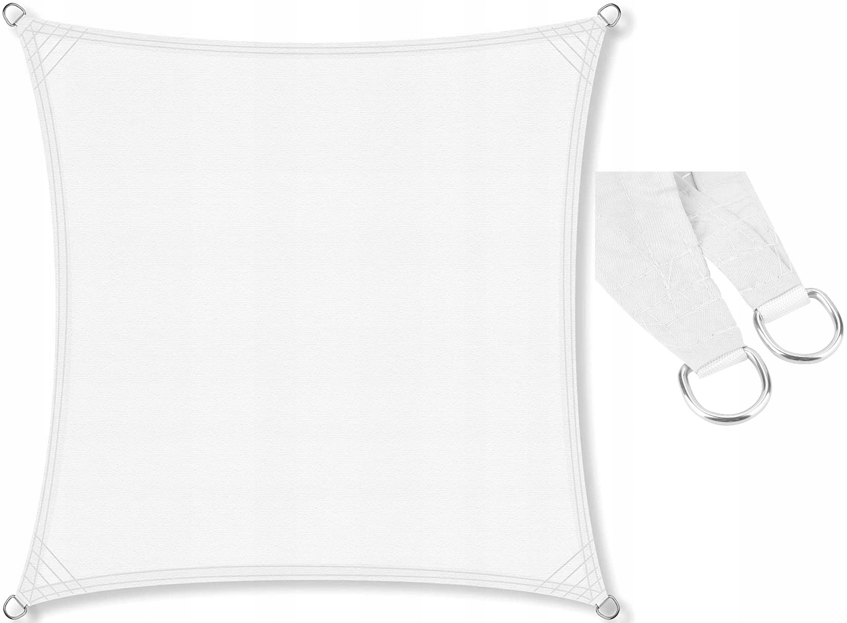 Żagiel Przeciwsłoneczny Ogrodowy Kwadrat Wodoodporny 2,5x3m