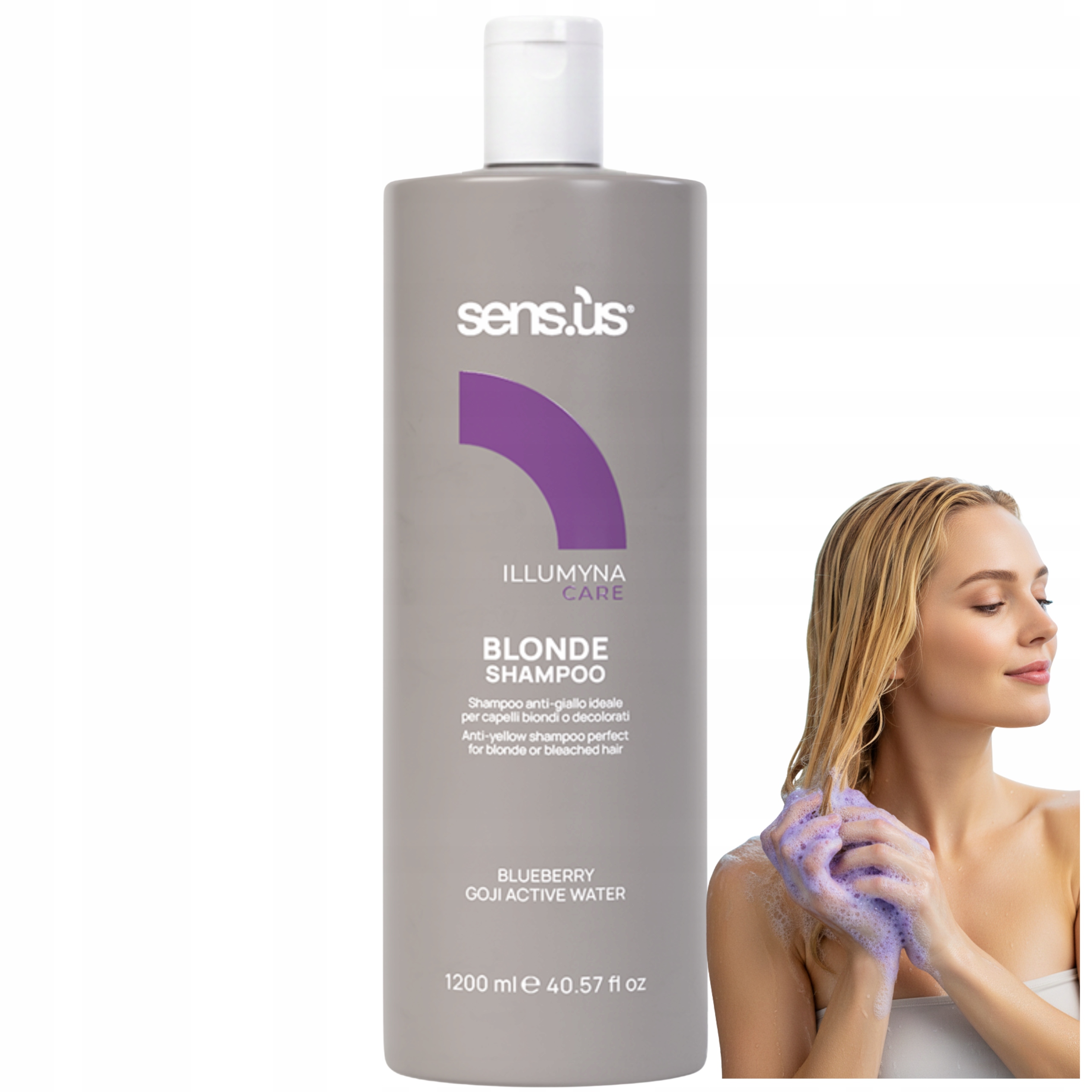 Szampon do włosów blond Sensus Illumyna Care Blonde Shampoo 1200ml
