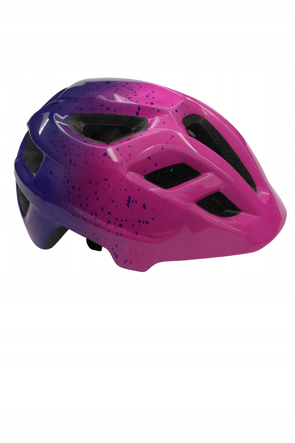 RaMokey dziecięcy kask rowerowy 51-55 cm, różowo-niebieski S