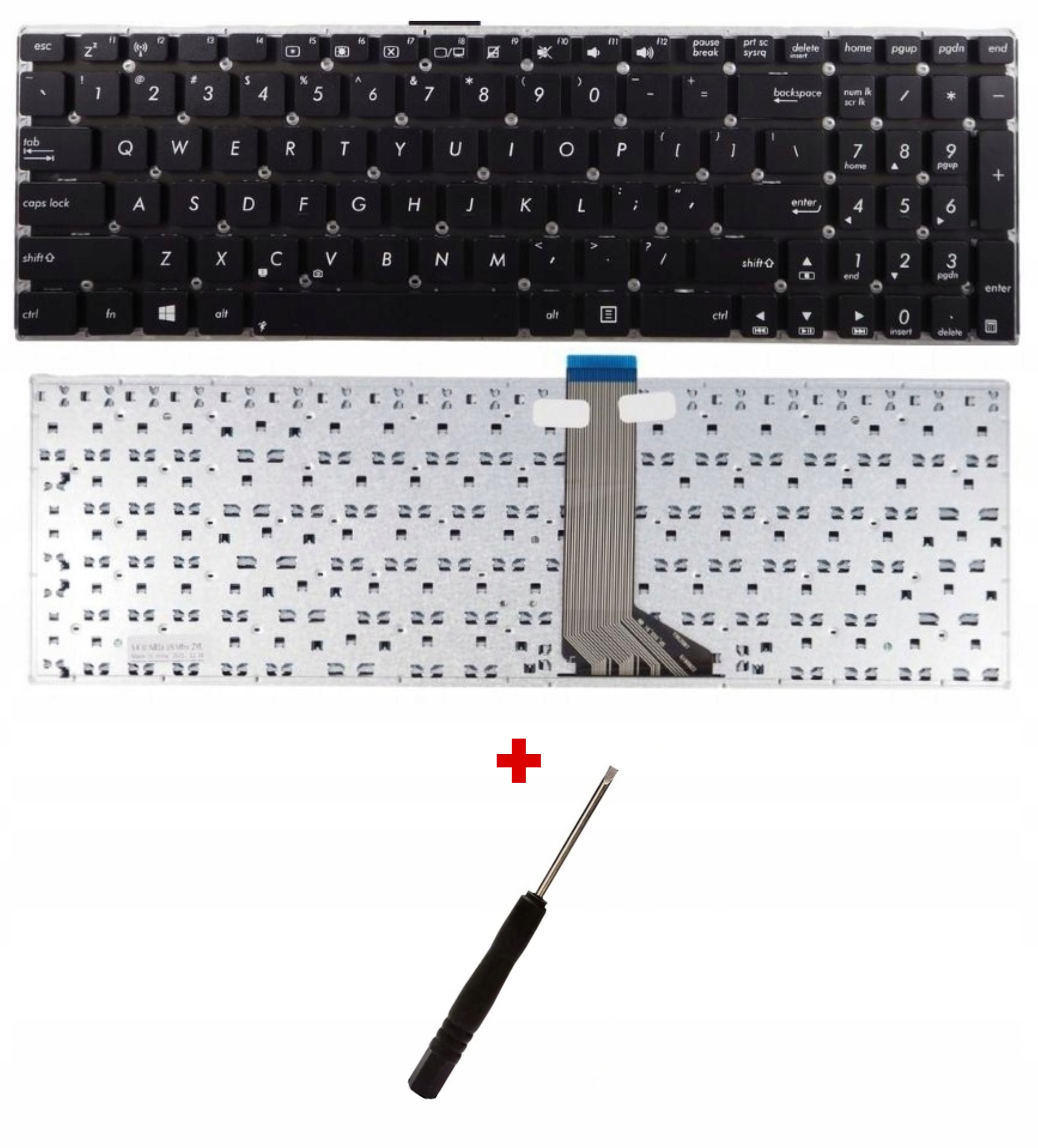 Nová Klávesnice Pro Notebook Asus X550 X550CA X550LN X555LA X555L Qwerty Us