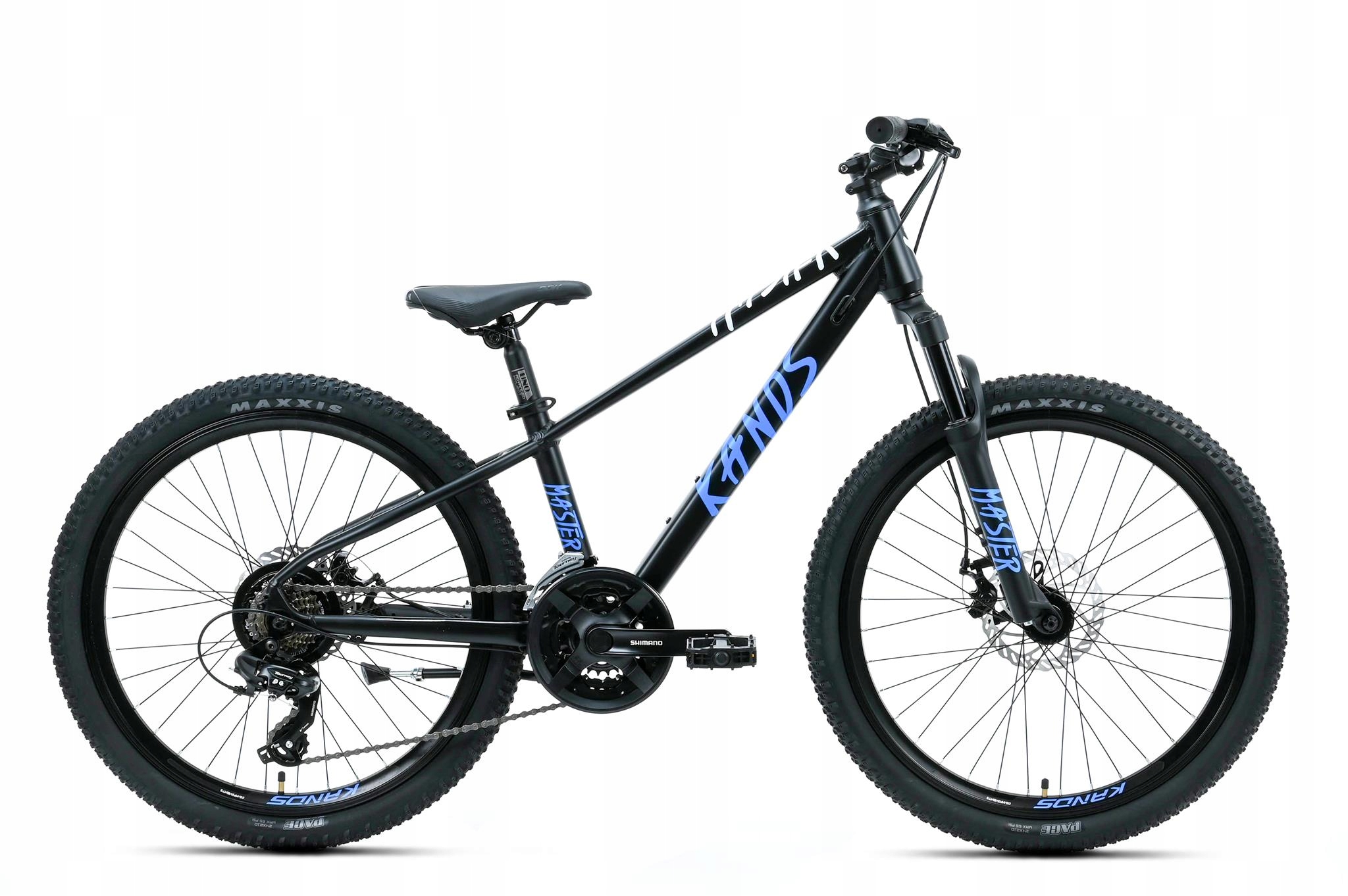Rower Mtb 24 Kands Master czarno-niebieski mat 2026r
