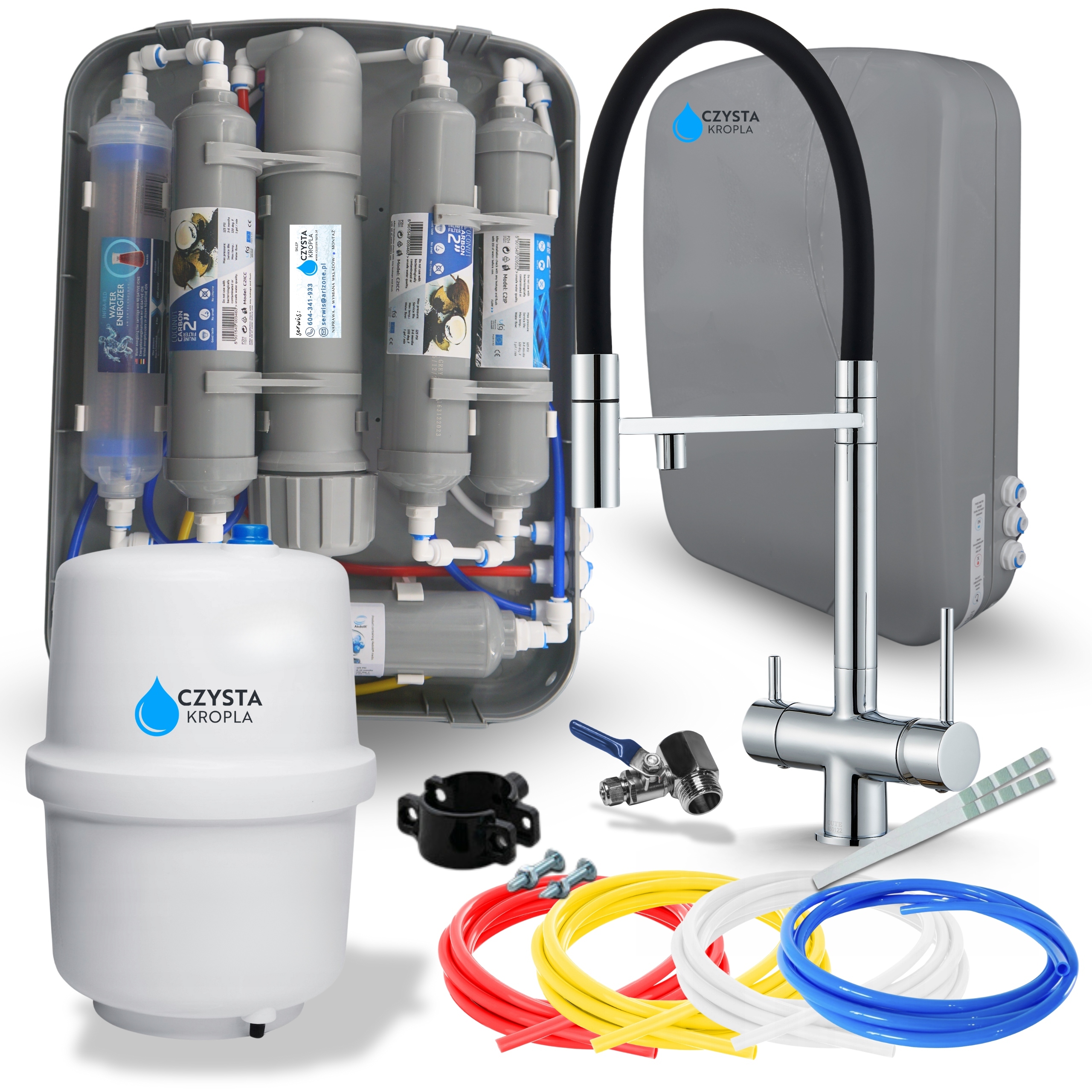 Filtr na pitnou vodu Systém změkčování čištění pod Dřez Set Baterie