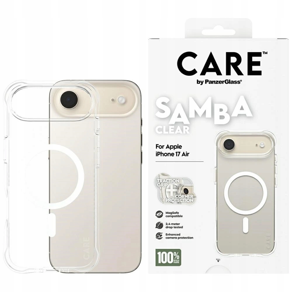 Pouzdro Care od PanzerGlass Fashionable Samba w. White MagSafe pro iPhone Air