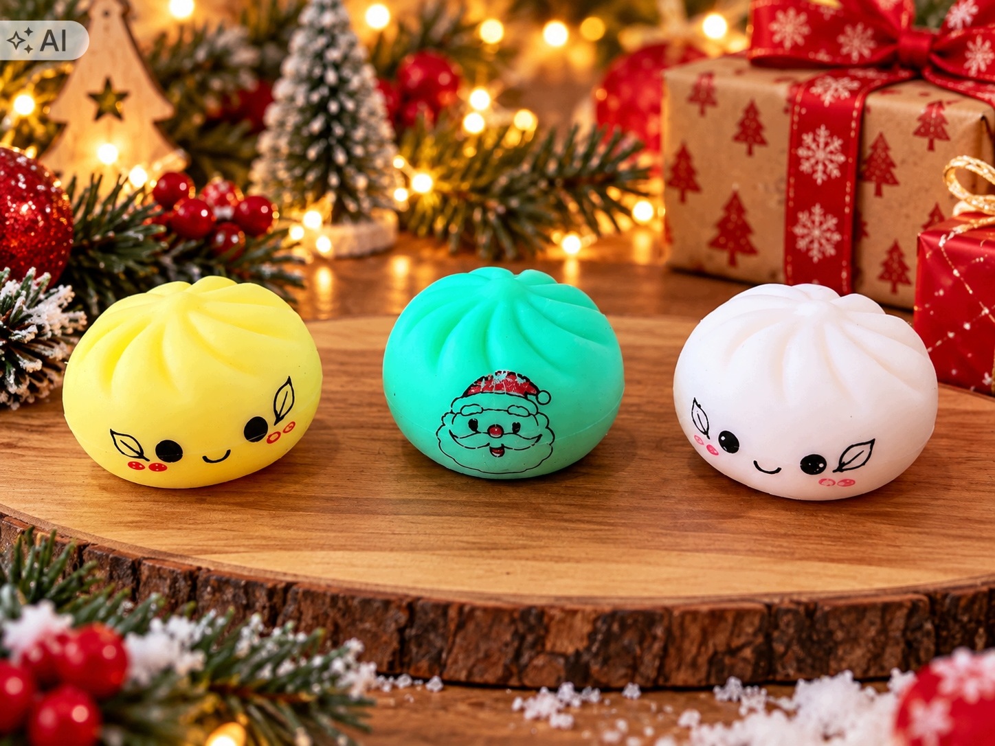 Адвент-календарь Mystery Dumpling, 24 мялки-антистресс Squishy — фото 4