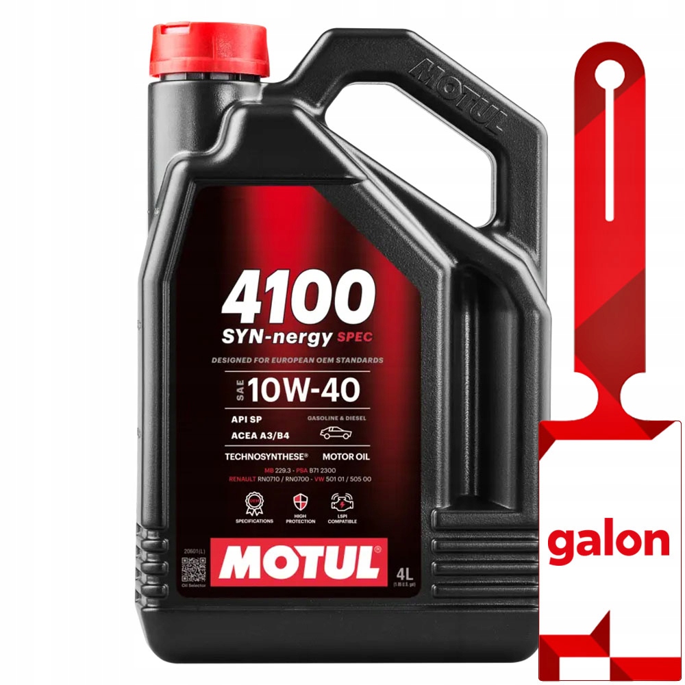 MOTUL 4100 Syn-Nergy Spec 10w40 4L - olej silnikowy