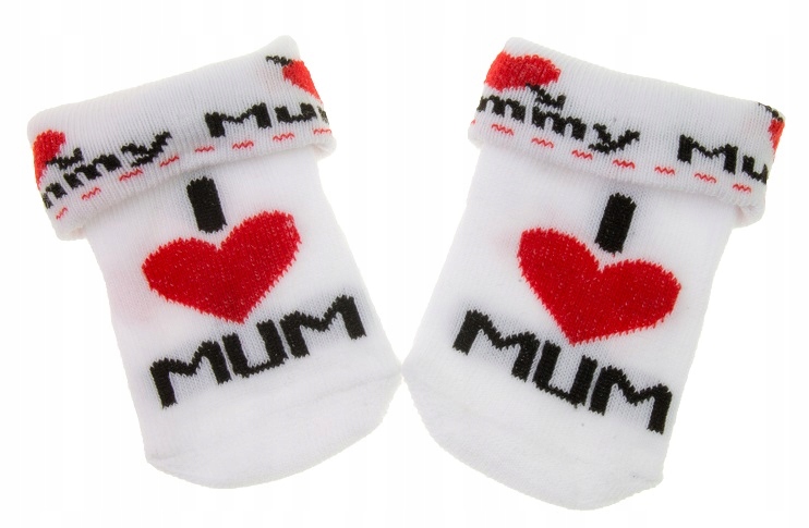 

Skarpety niemowlęce skarpetki Love Mum 68-74