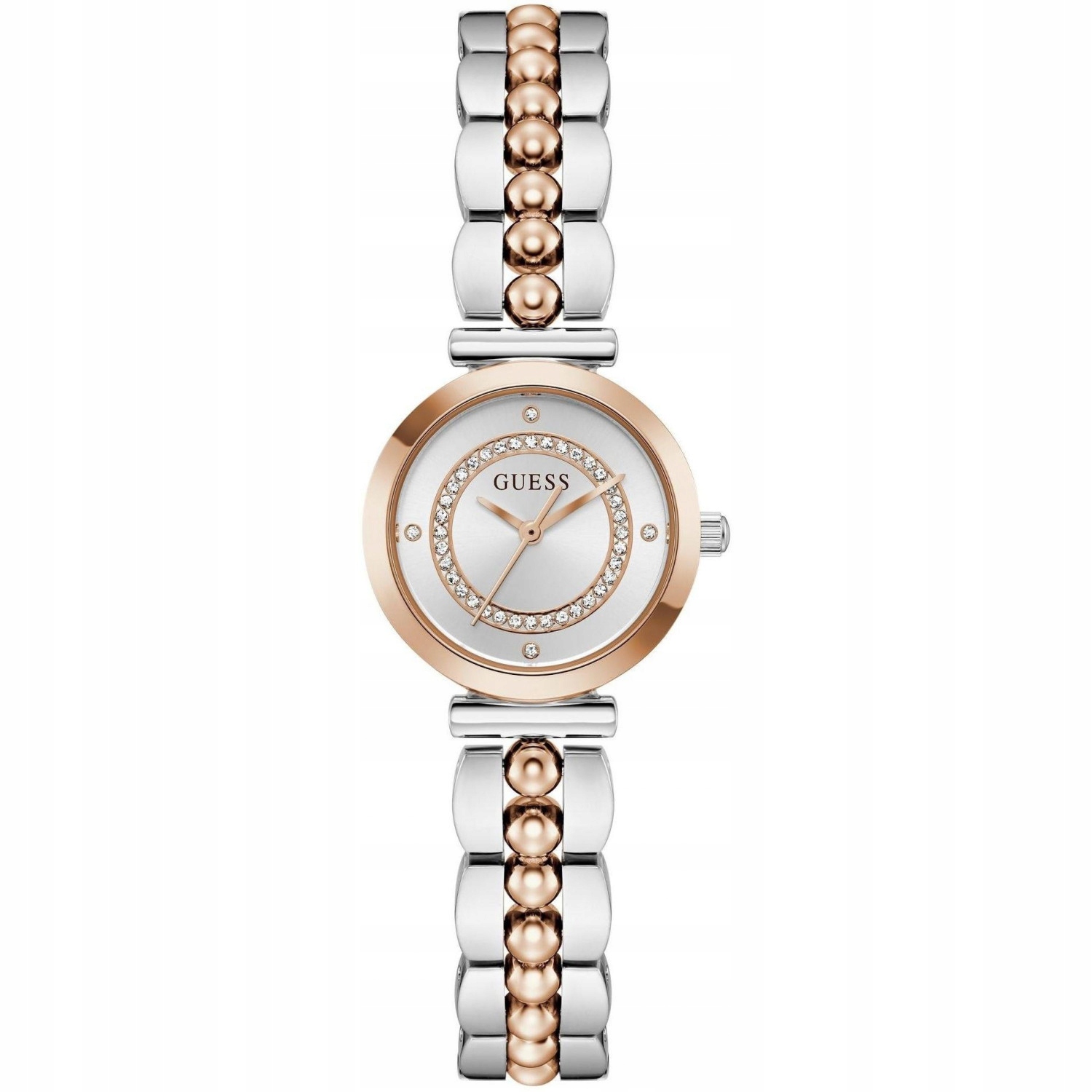 Dámské hodinky Guess GW0994L5 Zirkony stříbrné