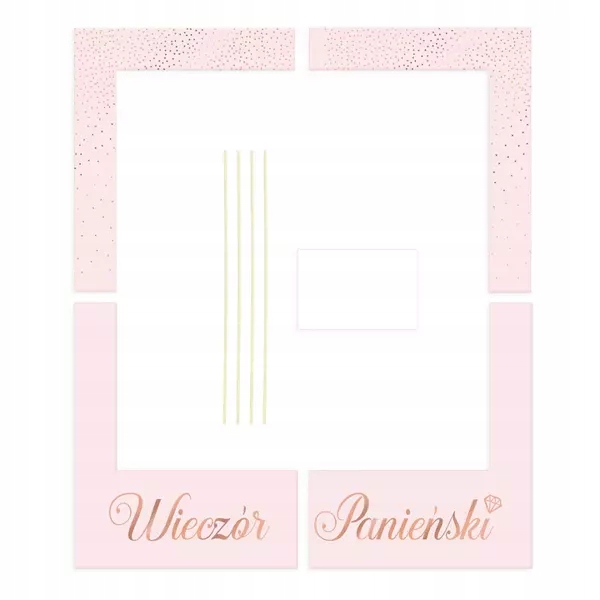 ФОТОРАМКА ДЕВИЧНИК СВЕТЛО-РОЗОВЫЙ С НАДПИСЬЮ GOLDEN ROSE