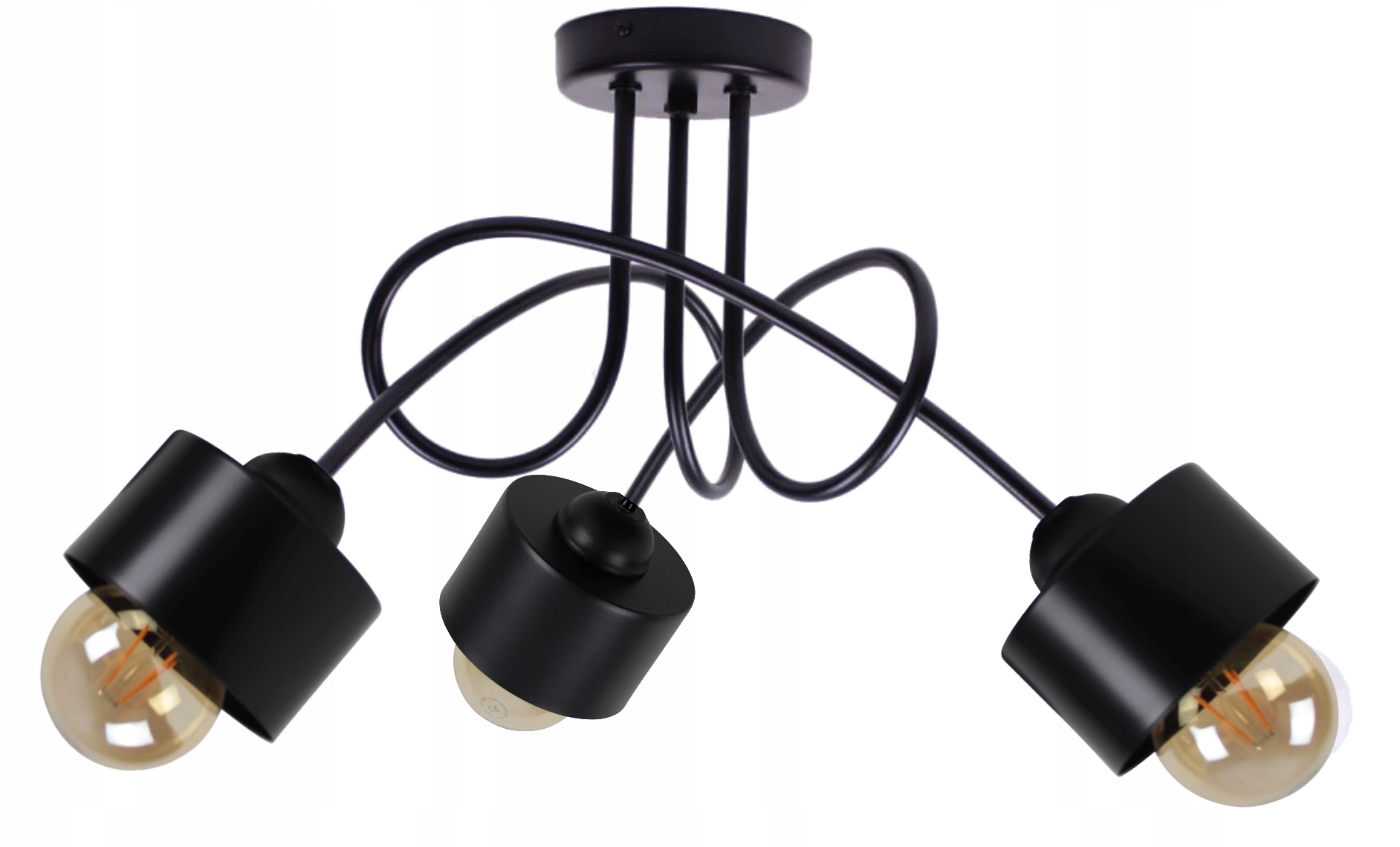 

Lampa Wisząca Sufitowa Żyrandol Plafon Edison Ring