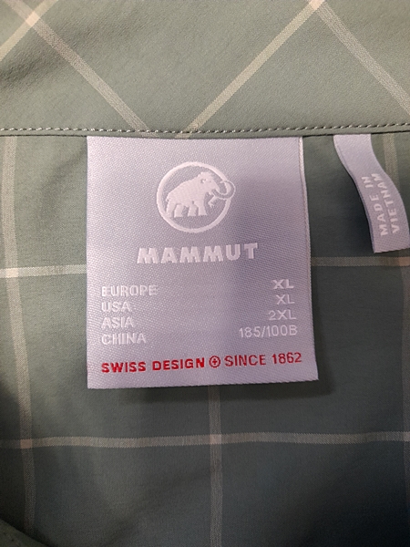 MAMMUT MOUNTAIN SHIRT KOSZULA TREKKINGOWA MĘSKA XL Materiał dominujący Poliamid