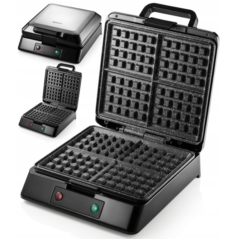 GOFROWNICA 4 CHRUPIĄCE GOFRY REGULACJA KERCH 2200W