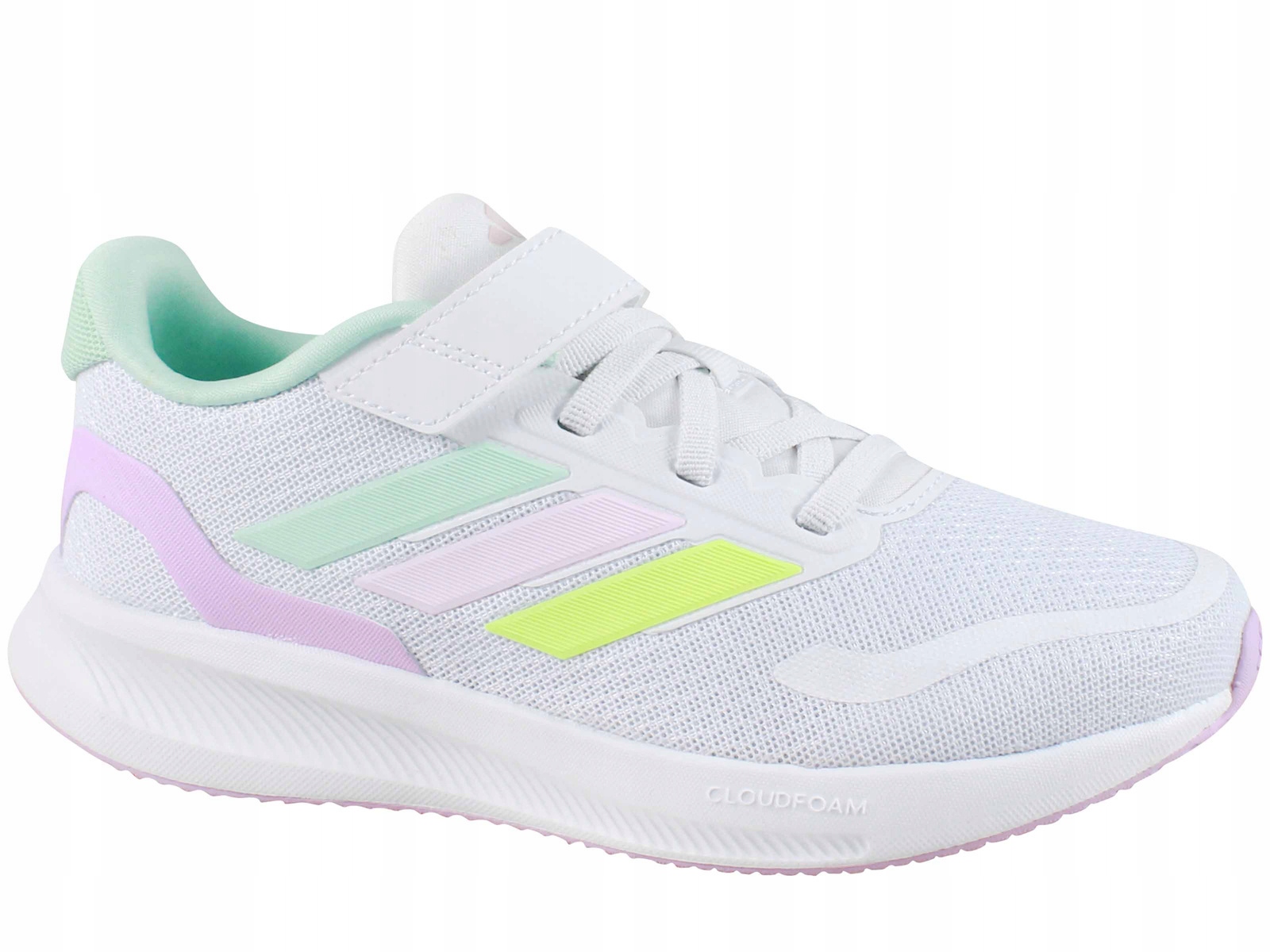 Adidas Runfalcon JP5153 Buty Dziecięce Białe Na Gumki Rzep Na W-f