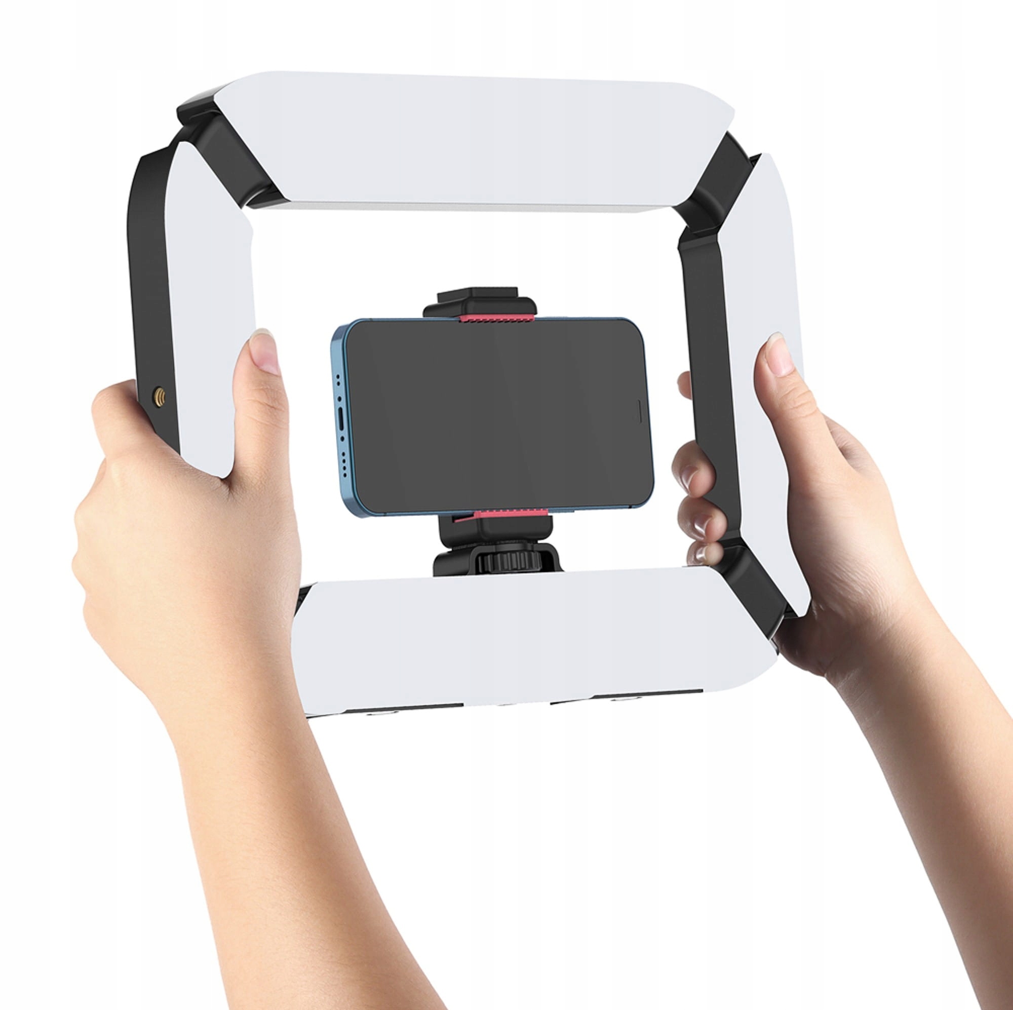 Led lampa Grip Rig Ring Držák Ulanzi U200 pro telefon fotoaparátu kamery