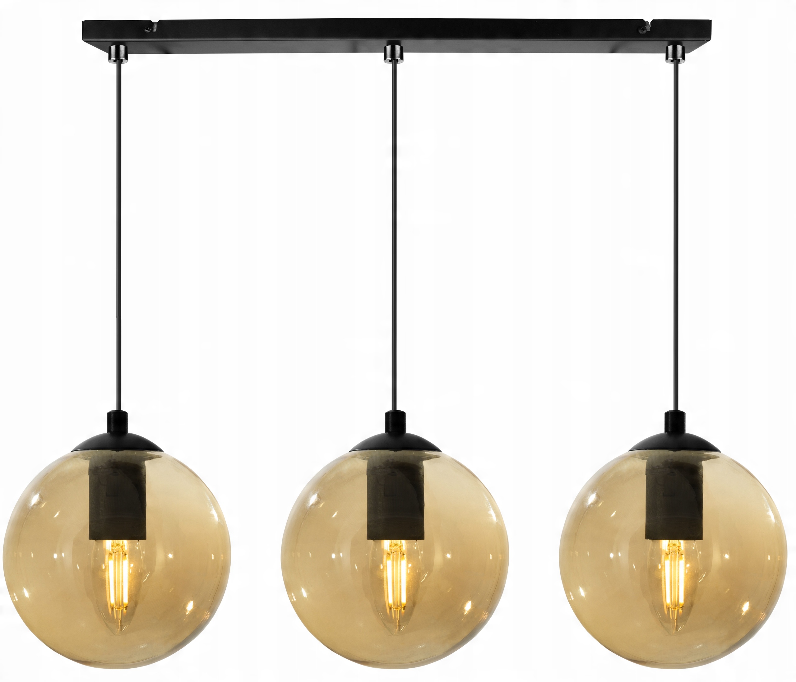 

Lampa Wisząca Sufitowa Szklana Kula Wybór Led