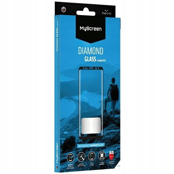 Ms Diamond Glass Edge 3D Huawei Pura 70Ultra czarny/black Szkło Hartowane