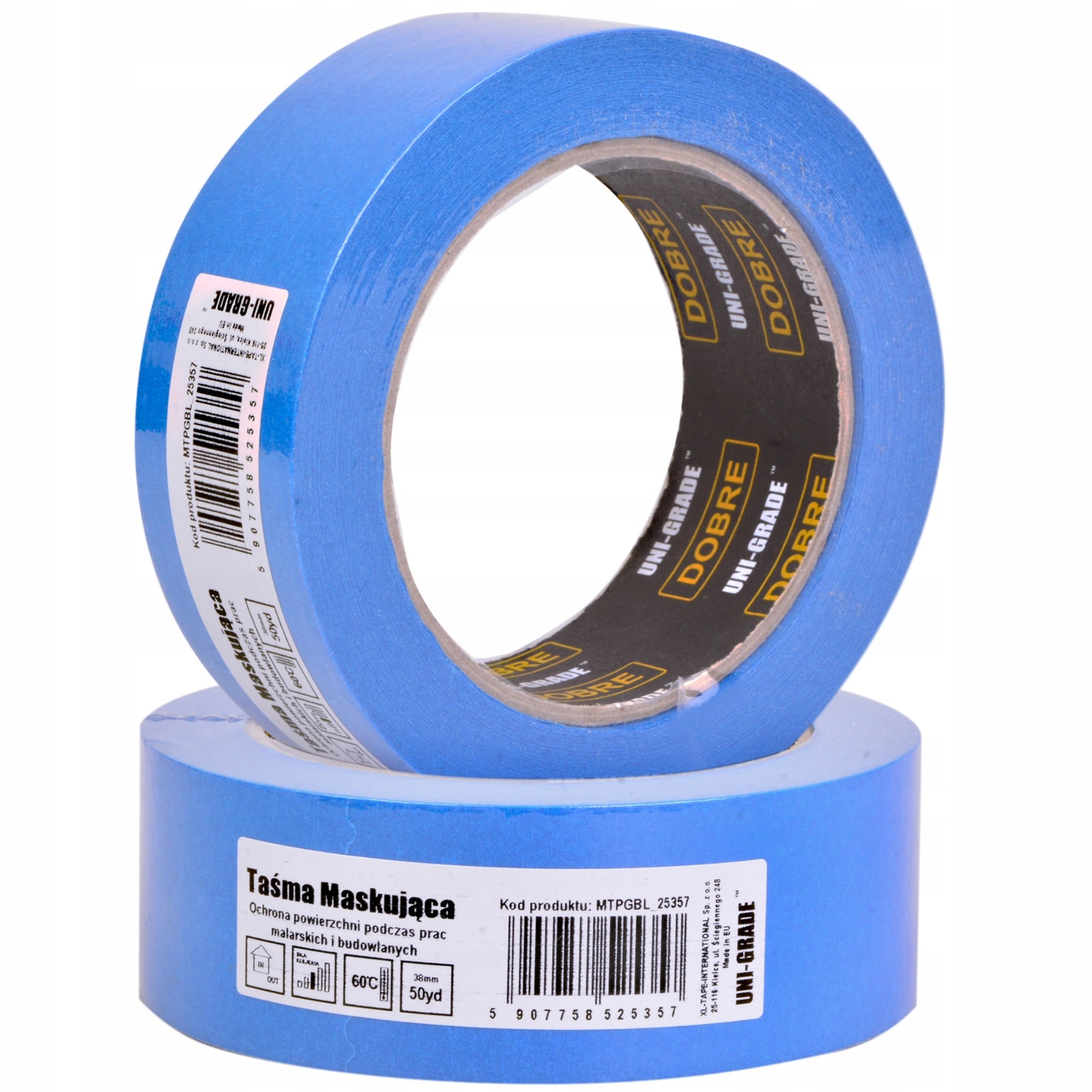 

Taśma Malarska Maskująca Blue Dolphin 38MM 50YD